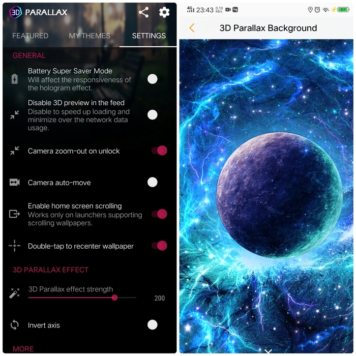 3D视差背景(3D Parallax Background)