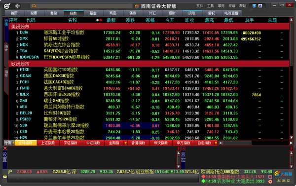 西南证券大智慧股票软件