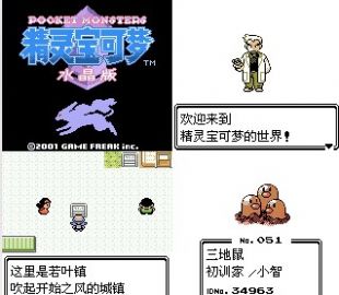 口袋妖怪水晶版图文完整版本