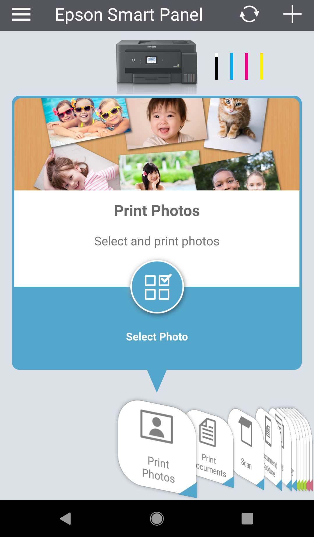 Epson Smart Panel app