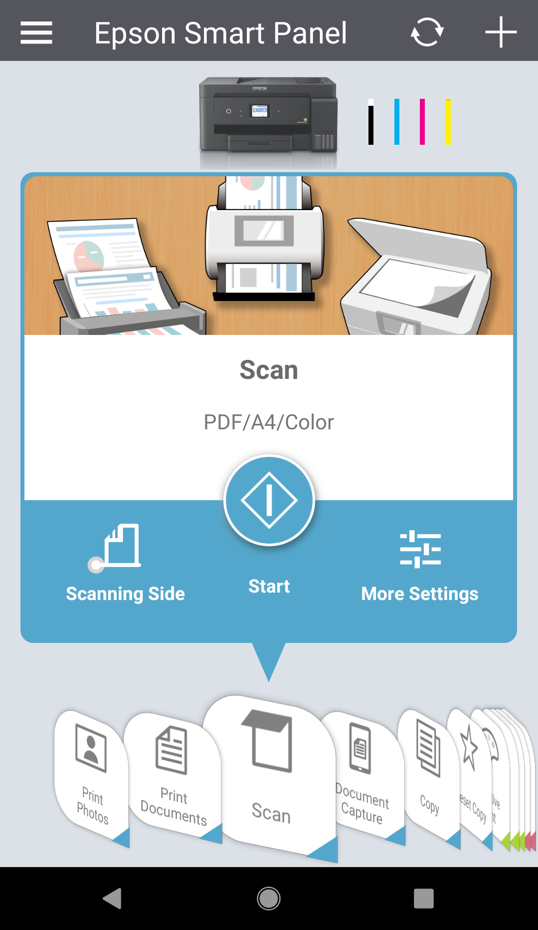 Epson Smart Panel app