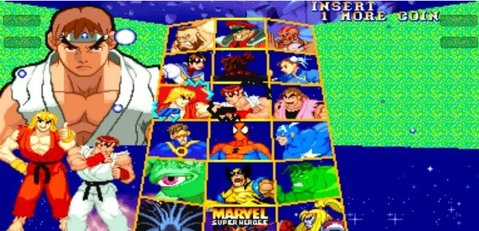 超级漫画英雄VS街霸