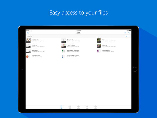 OneDrive iPad版