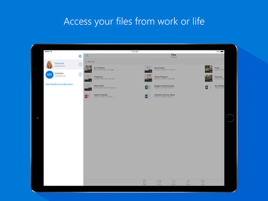 OneDrive iPad版