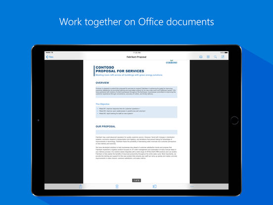 OneDrive iPad版
