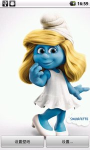 蓝精灵动态壁纸