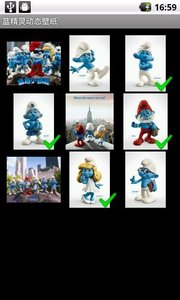 蓝精灵动态壁纸