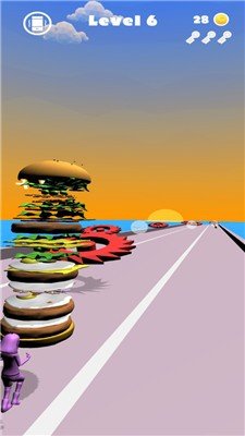 画个汉堡包快跑