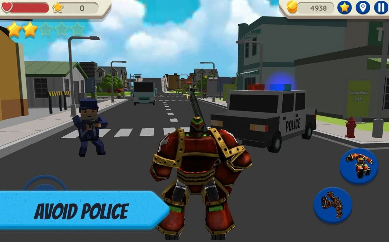 机器人城市生存(Robot Hero: City Simulator 3D)