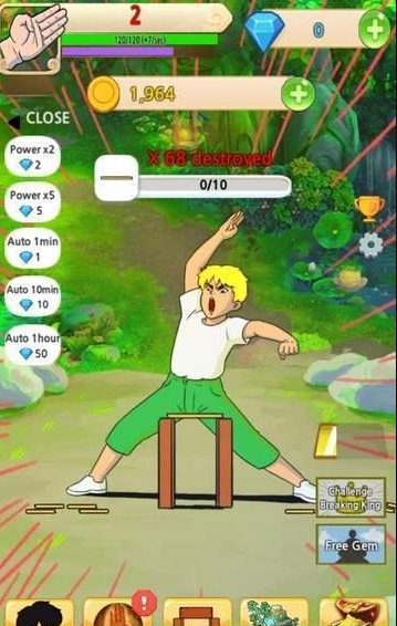 劈砖Slashing Bricks