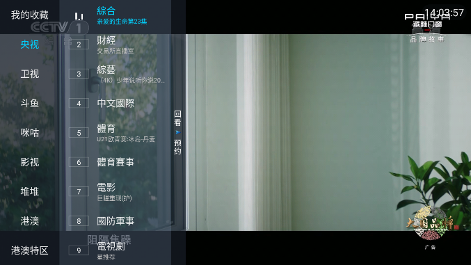 野火直播tv网络电视直播软件