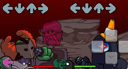 周五夜放克内鬼小黑内鬼最新版本(FNF Black imposter 2.0)