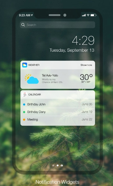 iNotifyX-安卓高仿iPhoneX桌面软件