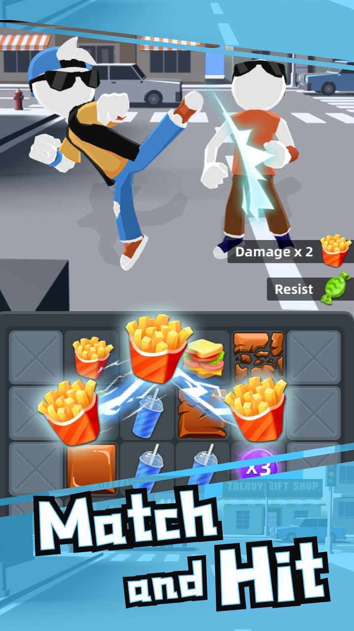 街头打架小游戏