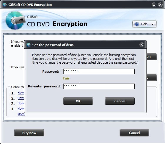 GiliSoft CD DVD Encryption