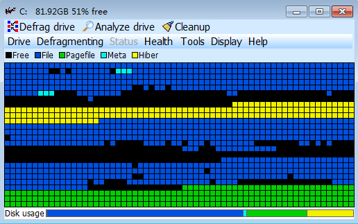 磁盘碎片整理软件Vopt