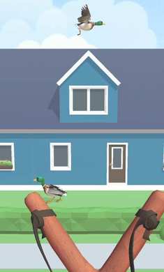 弹弓打鸟小游戏