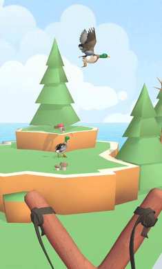 弹弓打鸟小游戏