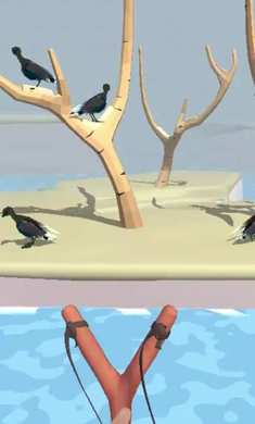 弹弓打鸟小游戏