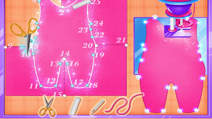 双胞胎服装设计游戏