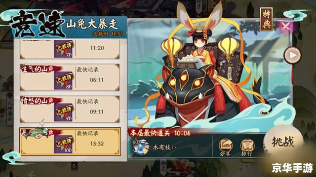 阴阳师山兔：奔跑在运势之巅