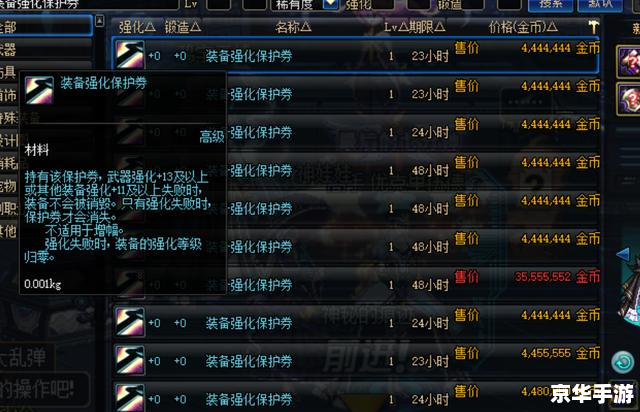 DNF强化几率：探究成功率与风险的平衡