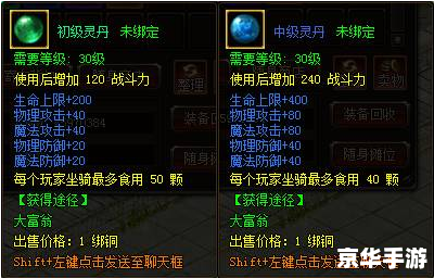 洛克王国高级丹药：提升战力的必备良药