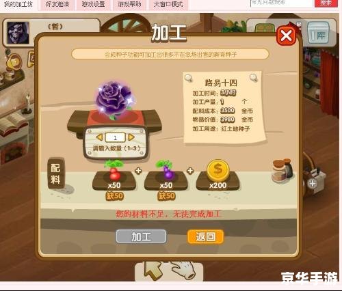 qq农场 加工坊 【QQ农场加工坊】游戏玩法与策略分析
