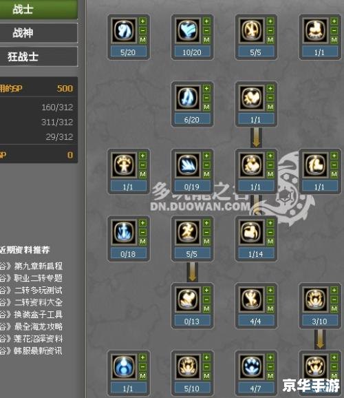 建议：《龙之谷狂战士加点图详解：技能与属性分配全解析》