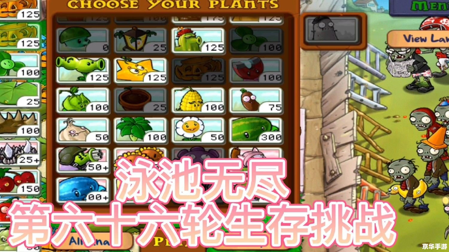 植物大战僵尸无尽版：挑战无极限
