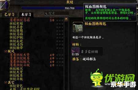 魔兽世界裁缝：游戏中的细致工艺与时尚魅力