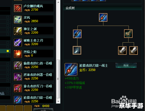 德玛西亚皇子出装顺序解析