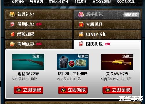 穿越火线会员礼包：火线特权的豪华盛宴