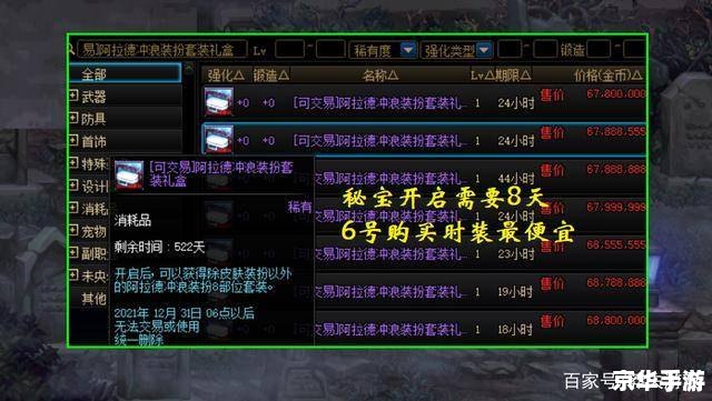 DNF强化改版解析：新的挑战与机遇