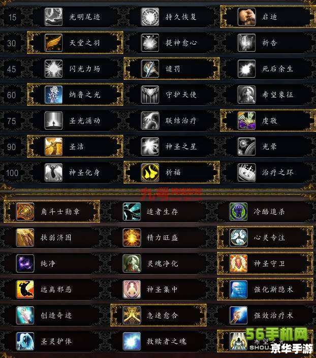 wow神牧天赋 **魔兽世界：神牧天赋深度解析**