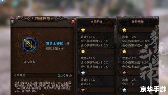 斗战神 精炼 斗战神精炼系统深度解析 斗战神 精炼 斗战神精炼系统深度解析