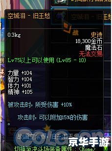 狂战士的荣耀：深度解析狂战士装备与战斗技巧