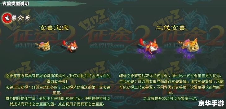【征途2 玄兽全解析：战斗伙伴的力量与魅力】