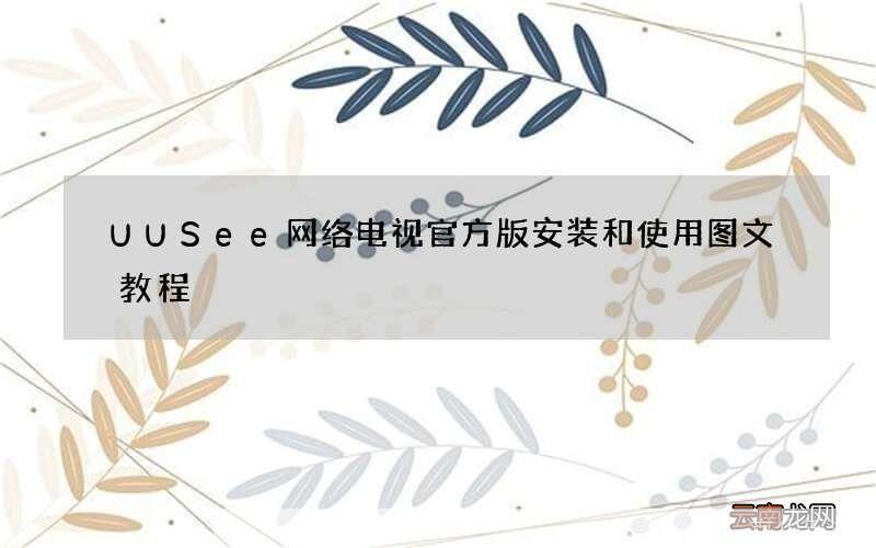怎么用uusee: UUsee网络电视的使用指南