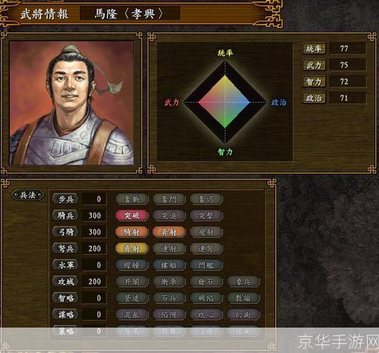 三国风云武将：策略与勇气的较量
