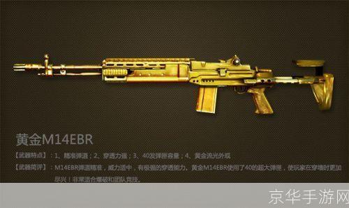 穿越火线黄金M14EBR：经典再现，战场利器