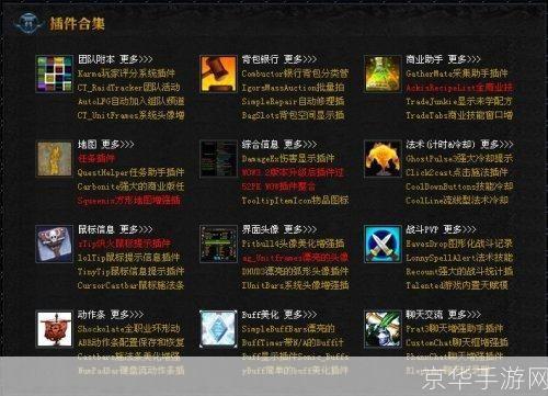 魔兽插件全攻略：整合包详解与游戏应用