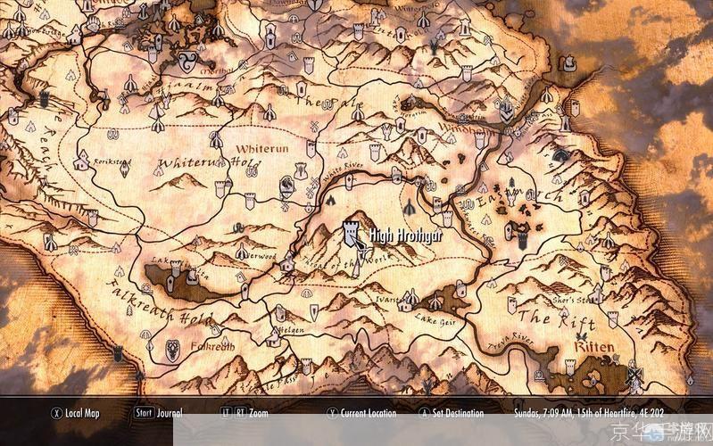 上古卷轴5地图全开:上古卷轴5地图全开—— 探索游戏世界的无限可能