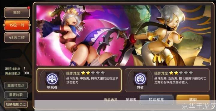 龙之谷舞娘转职:龙之谷：舞娘转职全解析