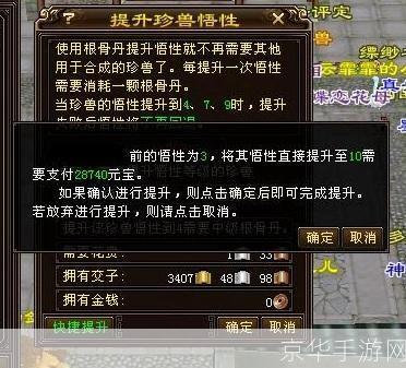 天龙八部宝宝提悟性:天龙八部宝宝悟性提升全攻略