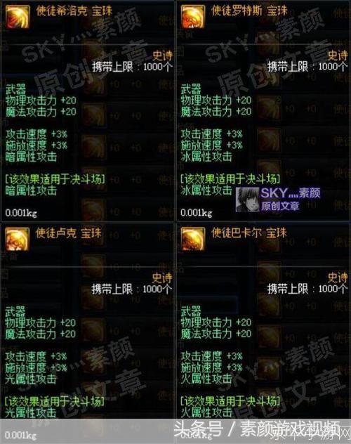 DNF独立攻击宝珠：游戏中的秘密武器