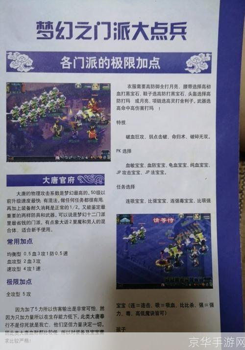 梦幻西游游戏入门指南