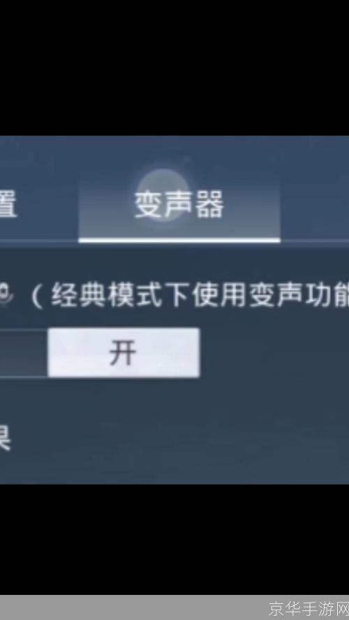 和平精英变声器:创新游戏体验：<和平精英>中的变声器功能探究