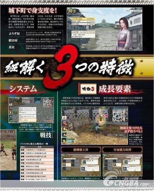 战国无双3游戏操作指南