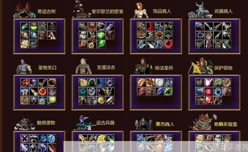 dota装备合成大全:DOTA装备合成指南：打造无敌战神的秘密武器库